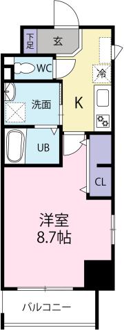 K-クレスト西新町の間取り