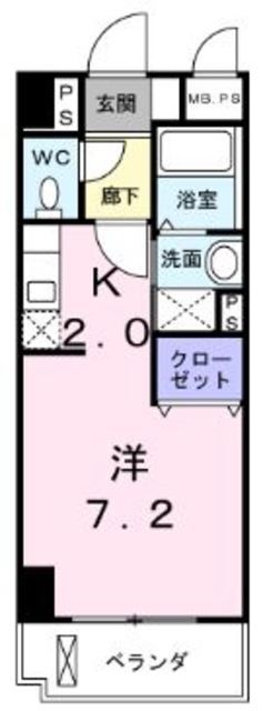 カーサ　ヴェンティの間取り