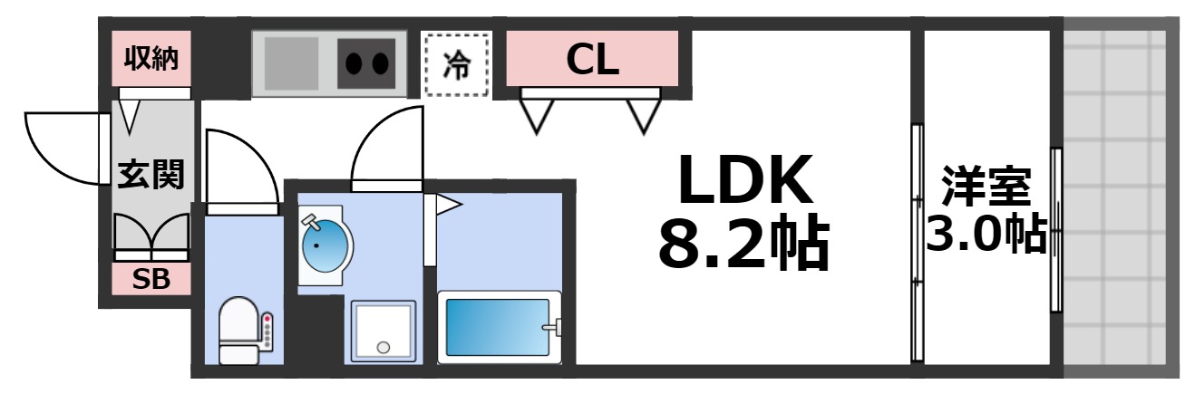 リアライズ鶴橋東IIの間取り