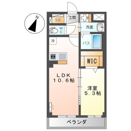 【広島市安佐南区緑井のマンションの間取り】