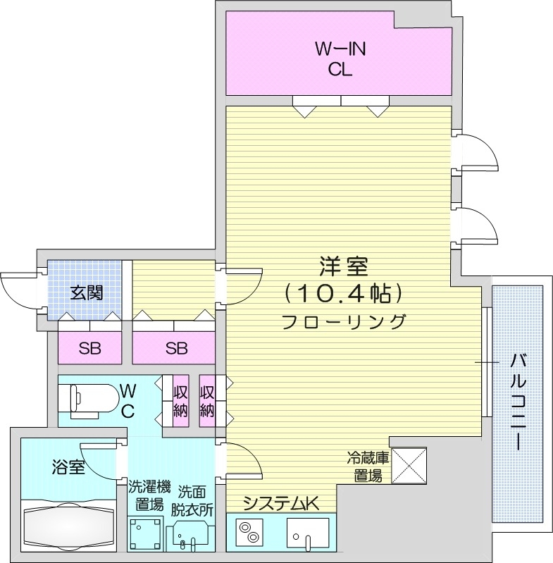 プライムメゾン大通公園の間取り