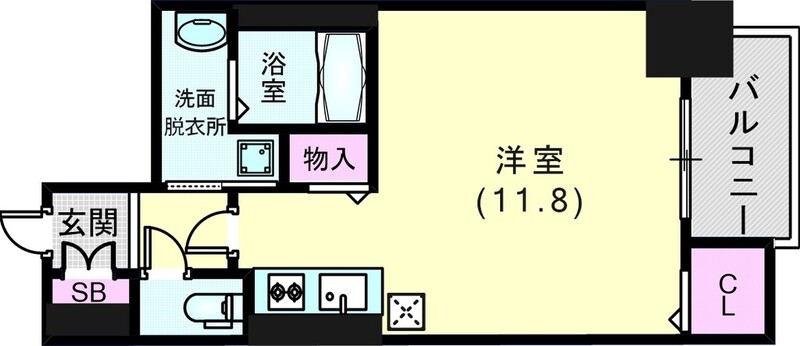 SDグランツ新神戸の間取り