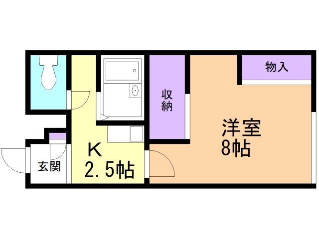 レオパレスタウンコート石川IIの間取り