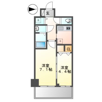 セイワパレス丸の内駅前プレミアの間取り