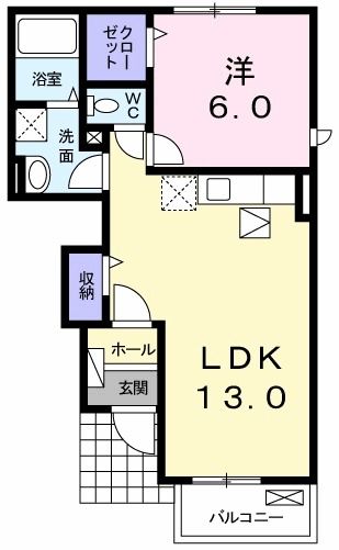 エターナル　ホープ　Ａの間取り