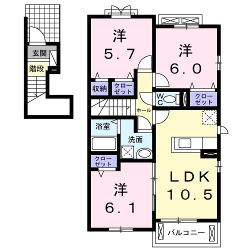 グランガーデン　IVの間取り