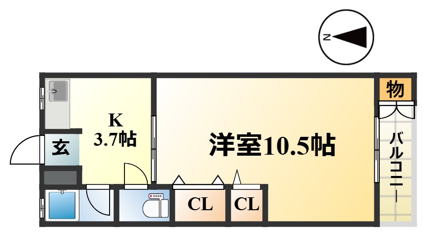 石井マンションの間取り