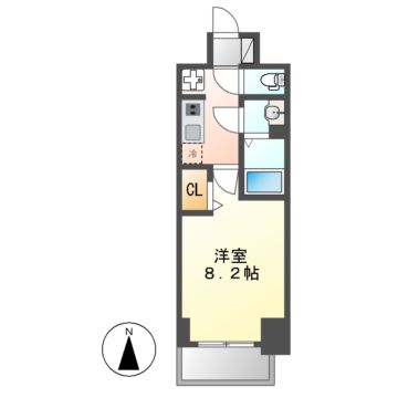 プレサンス丸の内アデルの間取り