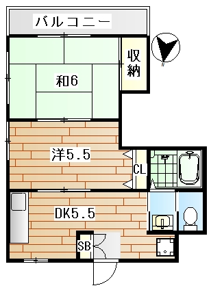 レジデンス京町の間取り