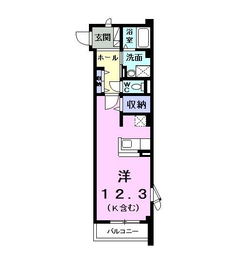 半田市瑞穂町のマンションの間取り