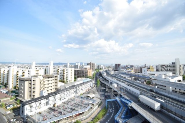 【茨木市若草町のマンションの眺望】