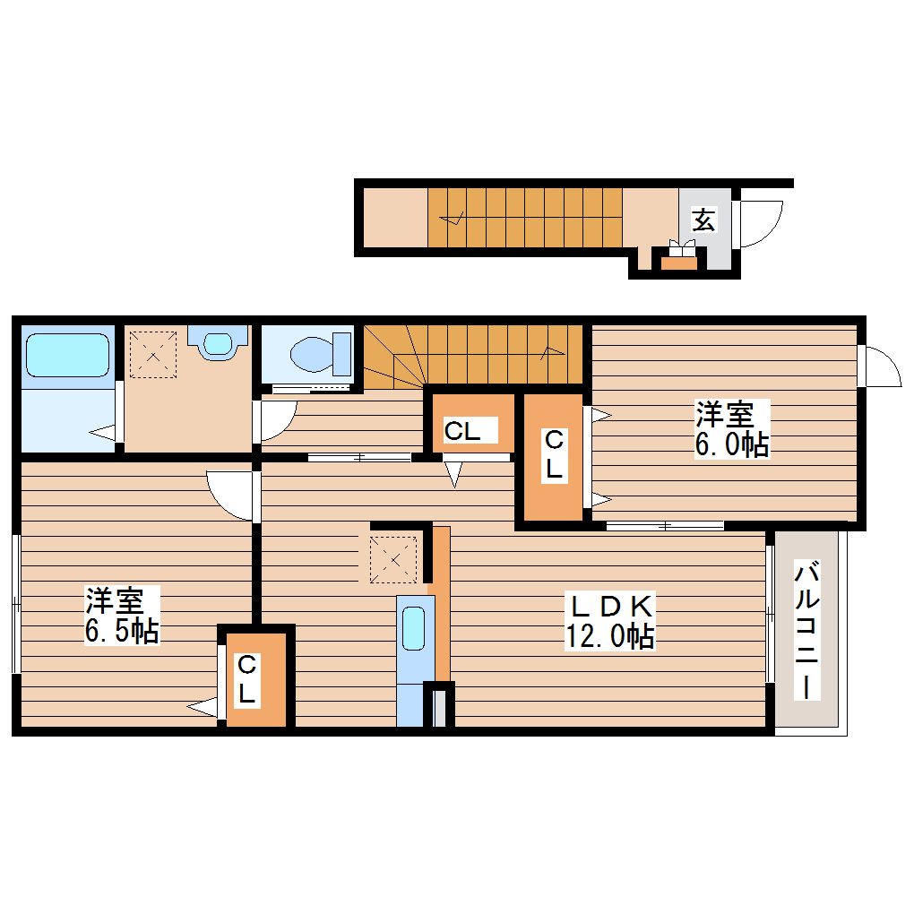 エテルノトモエの間取り