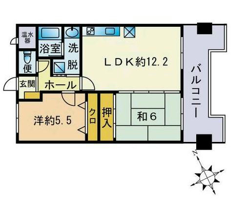 ロワールマンション青葉WESTの間取り