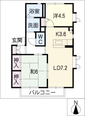 グリーンハイム２１の間取り