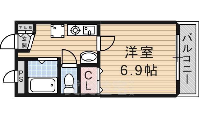 アンソレイエ・シャンブルの間取り