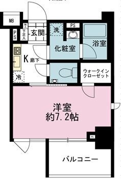 千代田区神田美土代町のマンションの間取り