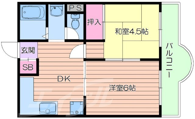 四宮マンションの間取り