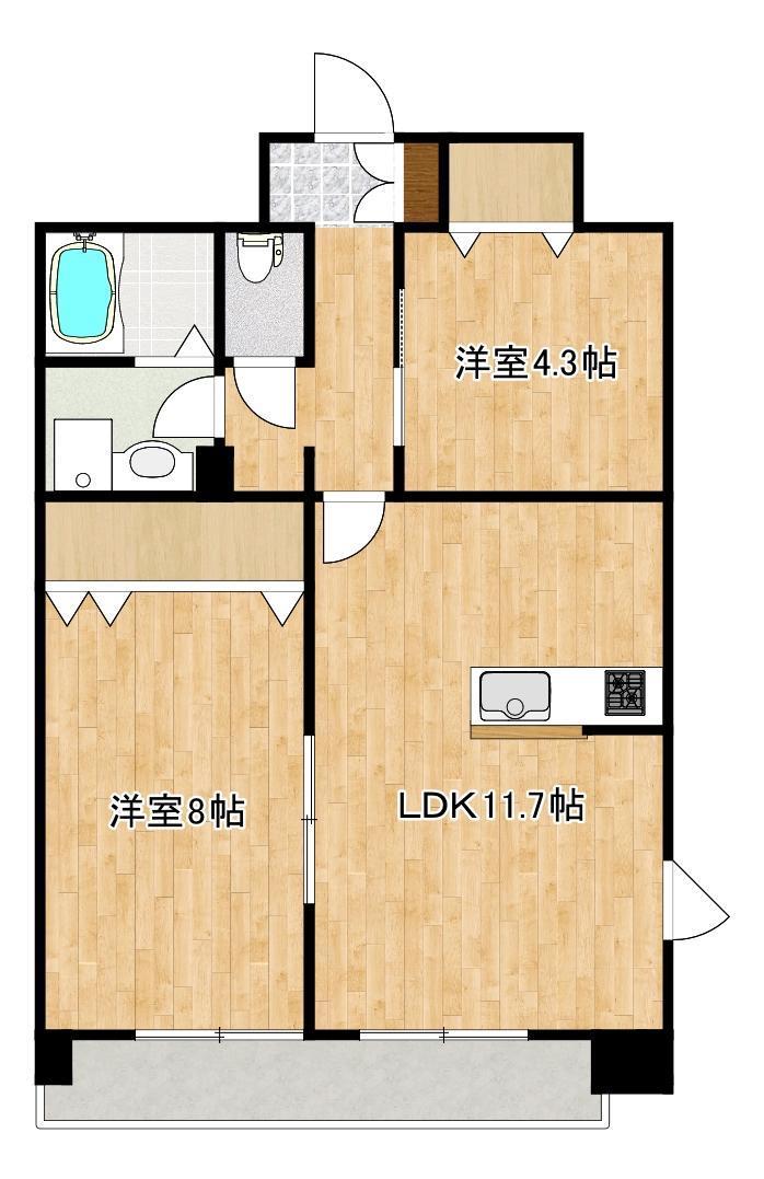 クロノス３８花立の間取り