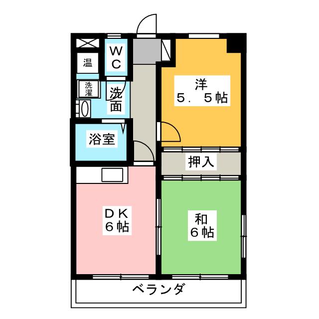 メゾン港北の間取り