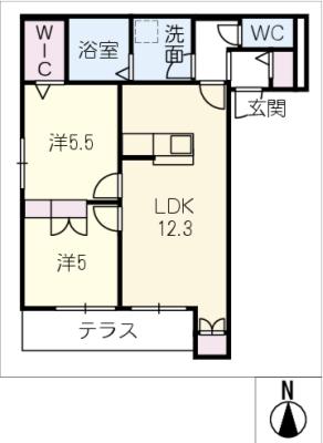 ＣＡＳＡ　ＡＮＮＡＢＥＬ　Ｅ棟の間取り