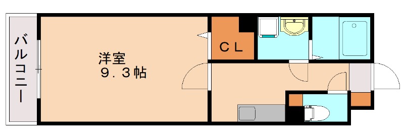 福岡市西区富士見のマンションの間取り