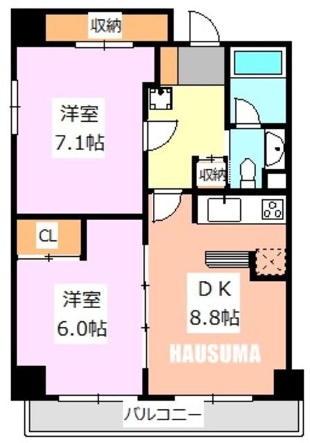 プロスペクト西巣鴨の間取り