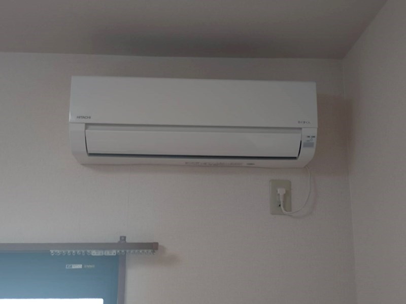 その他設備　エアコン付きの室内で日々の生活も快適に。