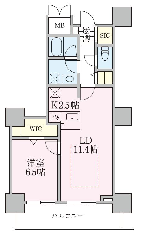 ロイヤルパークスタワー南千住の間取り