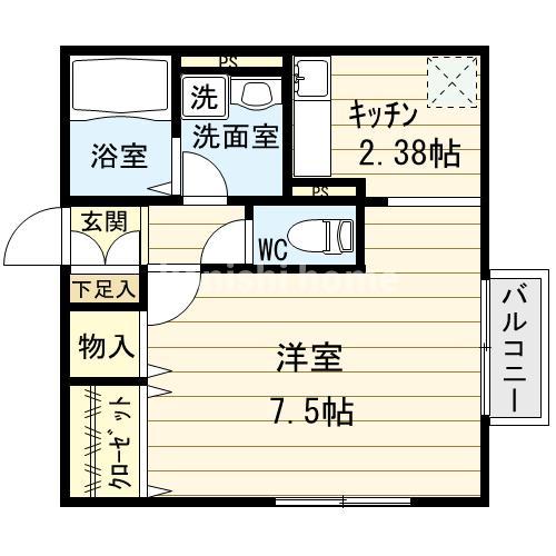 クラウディアの間取り