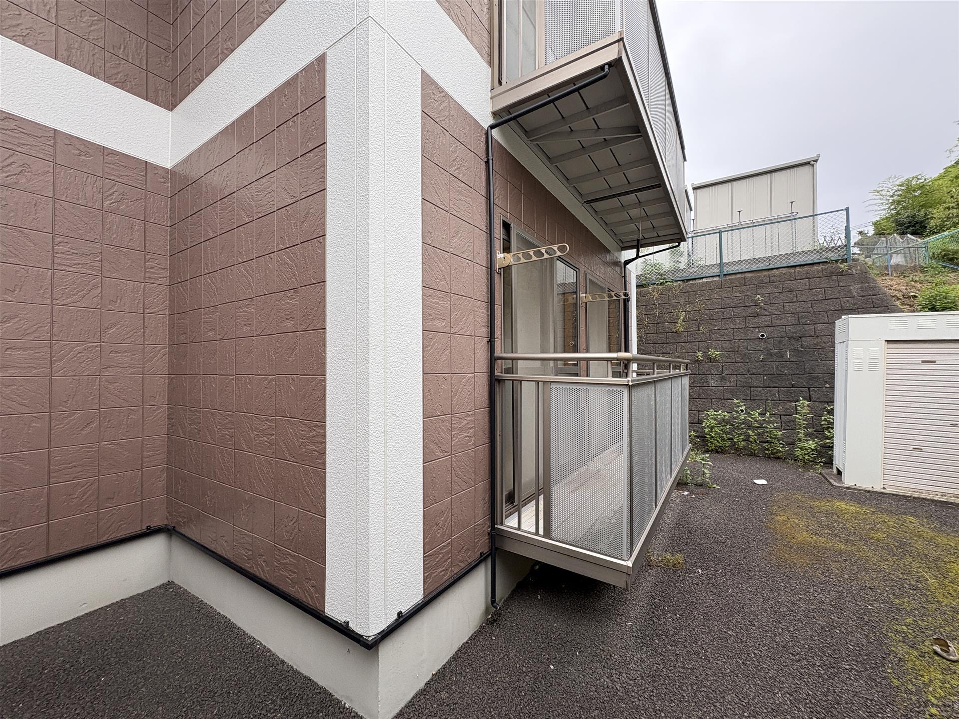 バルコニー　洗濯物が乾せるベランダです