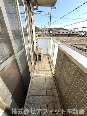 バルコニー　南向き