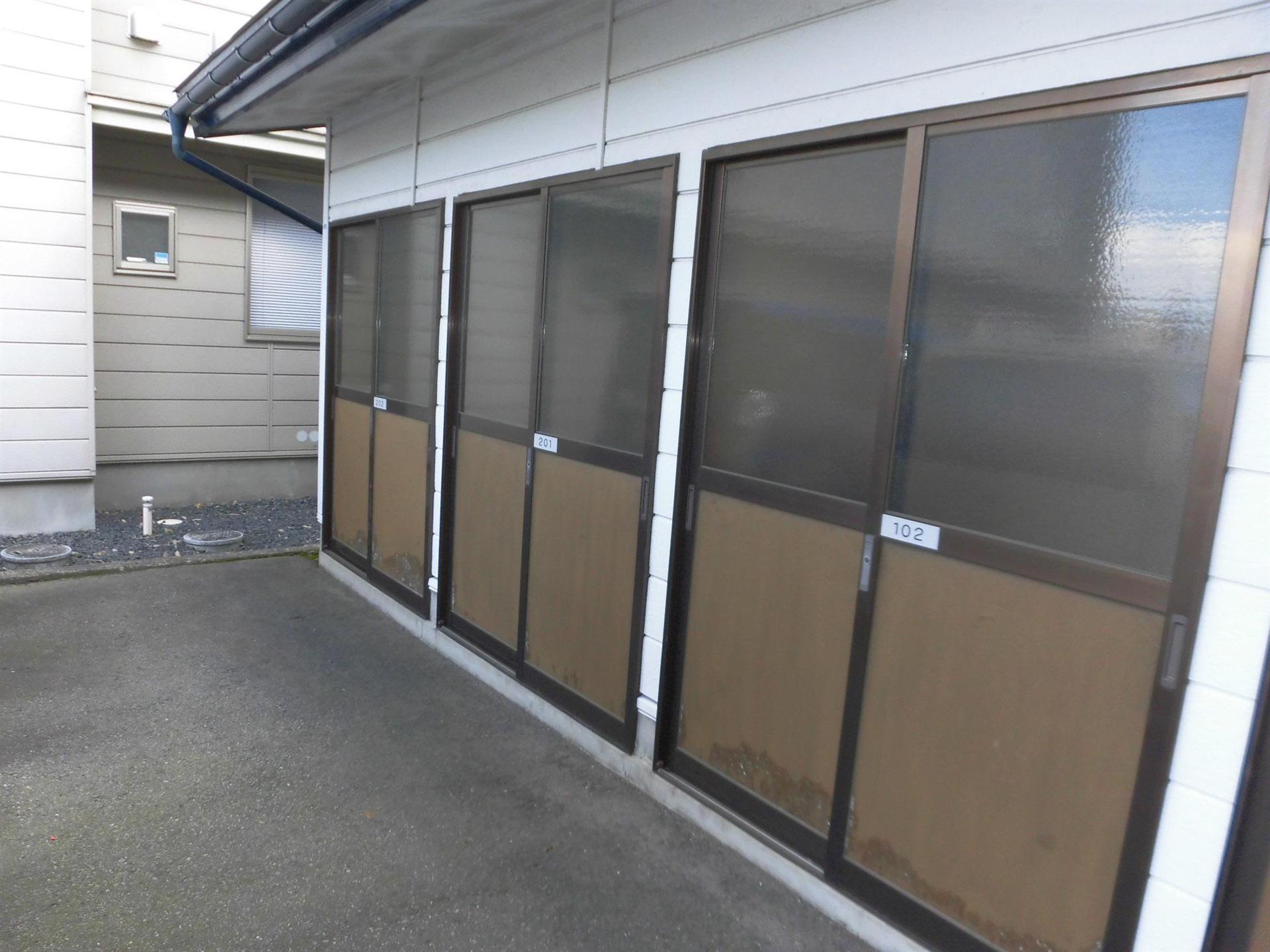 収納　物置に季節の物を収納出来て便利です