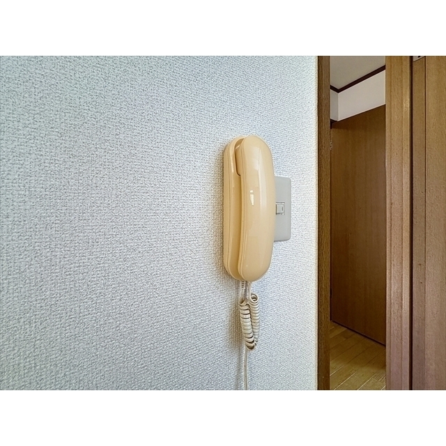 セキュリティ　インターホンで来訪者の確認を