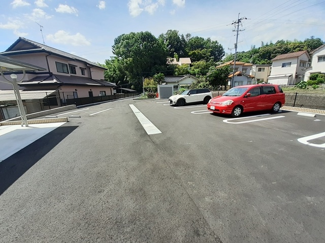 駐車場　眺望