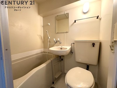 バス・シャワールーム　シンプルで機能的なユニットバスです！