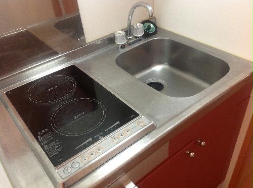 キッチン　電気コンロ　2口