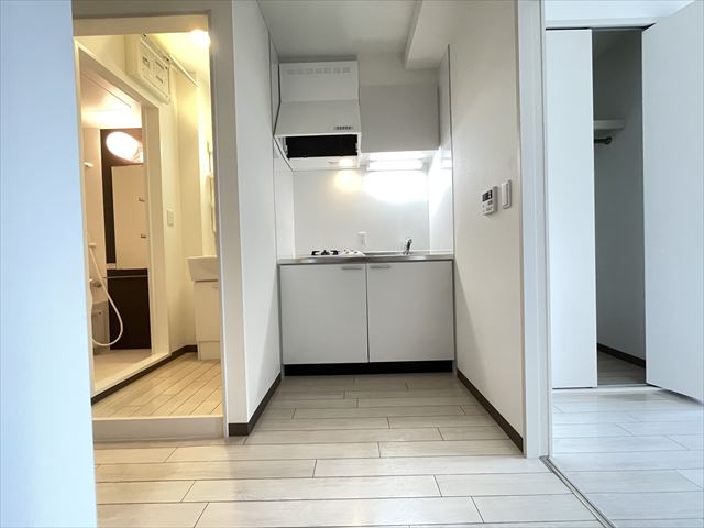 キッチン　2口コンロ　システムキッチン