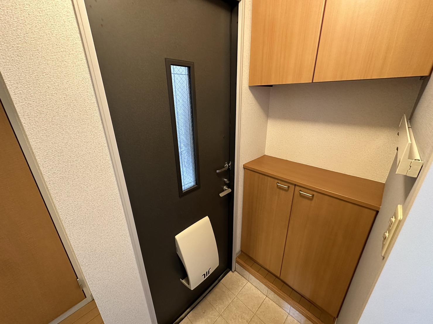 玄関　シューズボックス付きの玄関♪