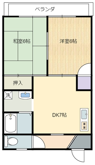 ハイツとちむらの間取り写真