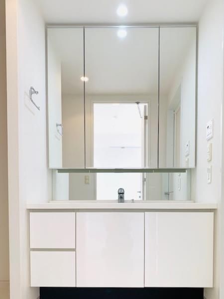 洗面設備　別タイプ部屋　参考写真です