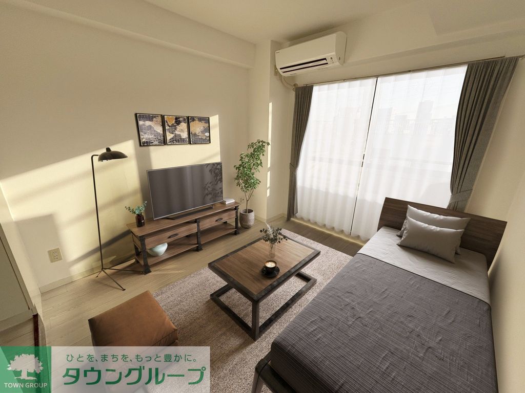 バルコニー　家具を置いたイメージ写真です