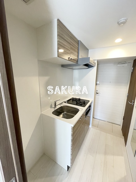 キッチン　嬉しいグリル付き2口ガスキッチン♪