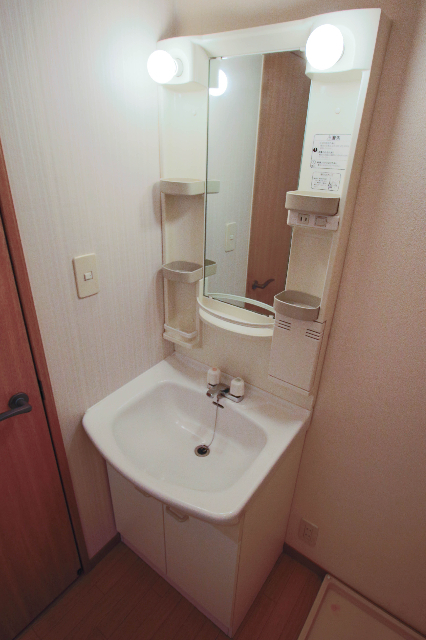 洗面設備　同じ建物の別のお部屋