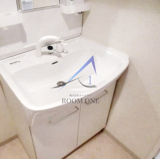 洗面設備　洗面台です。