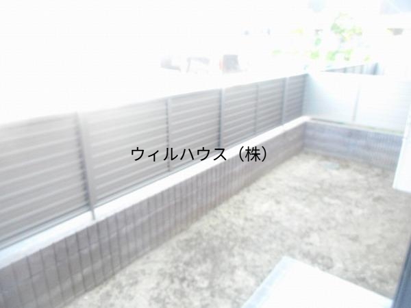 バルコニー　ガーデニングができます！