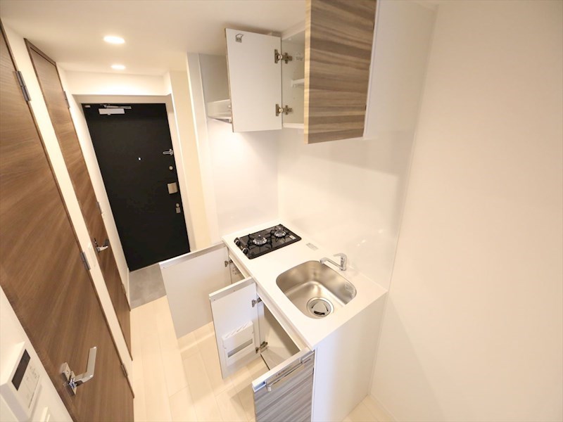 キッチン　システムキッチン（ガス2口コンロ付）