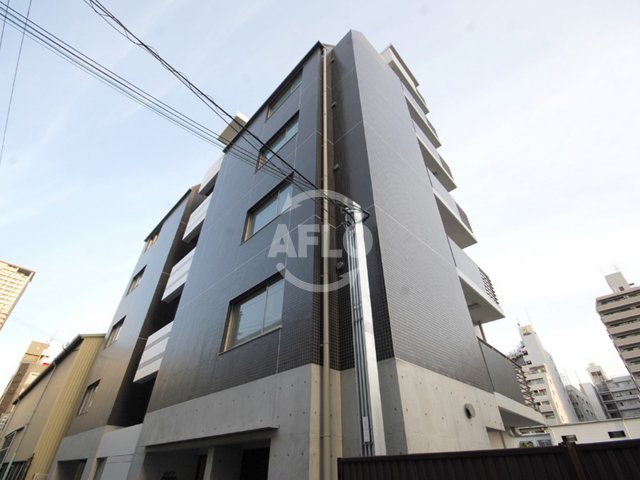 建物外観　南堀江アパートメントリオ　おしゃれな外観