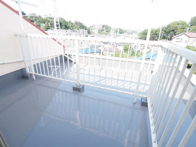 バルコニー　広々としたバルコニーです