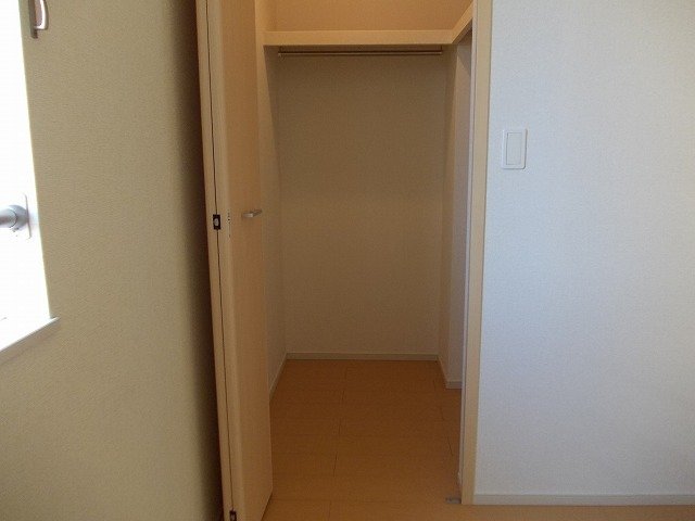 収納　たっぷりとした収納スペースです