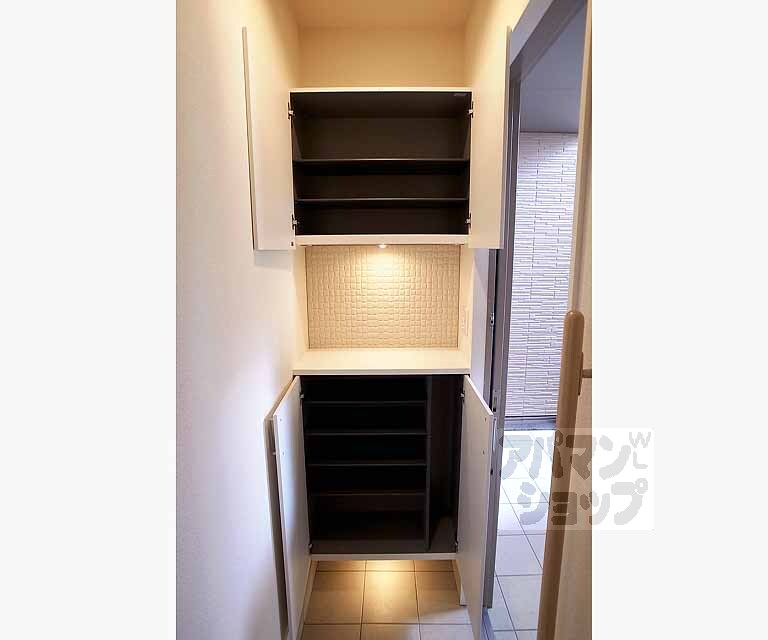 収納　大容量のシューズボックス完備